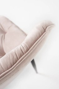 Zestaw 4 Krzese Miska Aksamitne