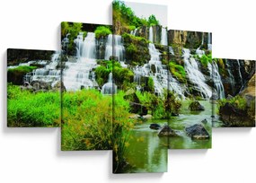 Obraz - wodospady (125x70 cm)