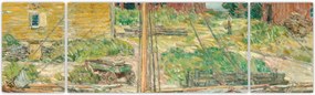 Obraz - Childe Hassam, Oyster Sloop, Cos Cob, reprodukcje (170x50 cm)