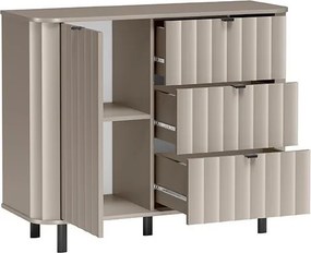 Komoda MODERNO 111 cm do Salonu Sypialni Odcienie beżu