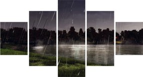 Obraz - Deszczowy wieczór (125x70 cm)