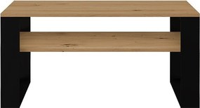 Ława Modern 1P | Stolik Kawowy Artisan Czarny | 90x58x50 | Nowoczesny Design