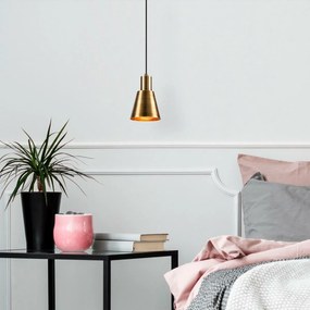 Lampa wisząca Kem - 6361, złota-czarna