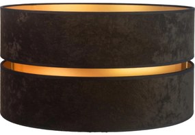 Duolla - Uniwersalny klosz DUO E27 pr. 40 cm czarno-złoty