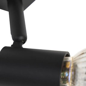 Nowoczesny system szynowy 1-fazowy 3 spoty czarny - Jeany