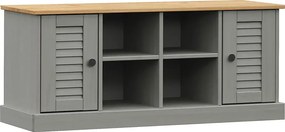Szara drewniana szafka na buty P2-R42