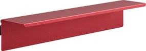 Metalowa półka ścienna Modern Joanne 70 cm, kolor czerwony