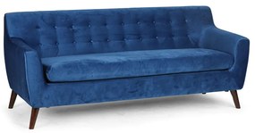 Sofa NORDIC, 3-miejscowa, niebieska