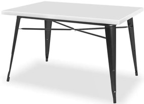 Biały metalowy stół do restauracji - Amateo 4X