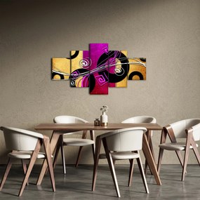 Obraz abstrakcji (125x70 cm)