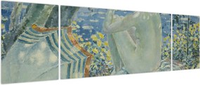 Obraz - Frederick Carl Frieseke, On the Bank, reprodukcje (170x50 cm)