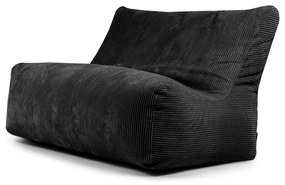 Czarny sztruksowy worek do siedzenia Sofa Seat Lounge – SLOWDOWN