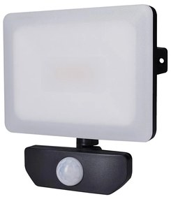 Solight WM-20WS-Q - Naświetlacz zewnętrzny LED z czujnikiem LED/20W/230V 4000K IP44