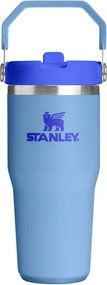 Niebieski termos ze stali nierdzewnej 410 ml IceFlow™ Flip Straw 2.0 Tumbler Blue Sky – Stanley