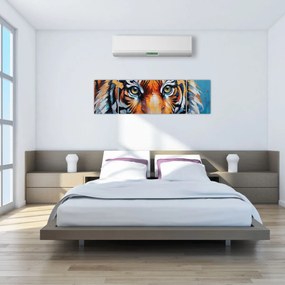 Obraz - Widok tygrysa, obraz (170x50 cm)