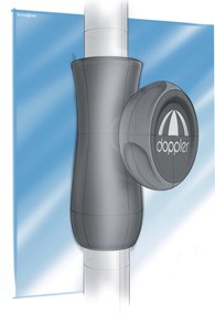 Doppler ACTIVE 200 cm bordowy