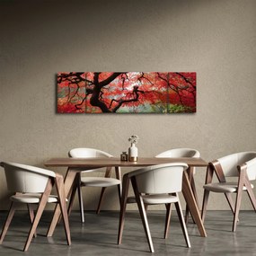 Obraz czerwonego klonu japońskiego, Portland, Oregon (170x50 cm)