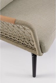 Jasnobrązowa sofa ogrodowa z litego drewna akacjowego Eulero – Bizzotto