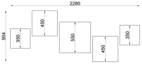 Plafon HORUS 55 biały SOLLUX  LIGHTING