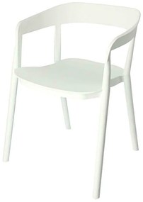 Białe minimalistyczne krzesło - Uvos