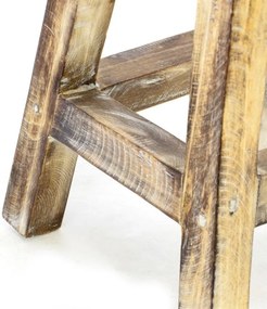 DIVERO Vintage stołek, 40 cm