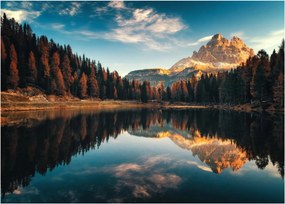 Obraz - Alpy, Włochy, Dolomity, Lago Antorno (70x50 cm)