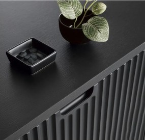 ZURI Toaletka T-103 czarna | czarne nogi