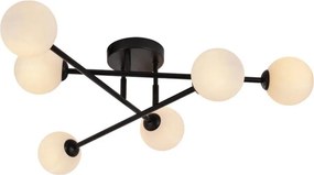 Przysufitowy żyrandol DORADO 6xG9/28W/230V czarny