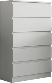 Komoda ADRIANO - Biały / Front Biały / 70 cm