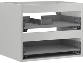 Mexen Box-A korpus szafki podumywalkowej 60 cm, 2 szuflady, szary mat - 91AX0-0600-470-2-62