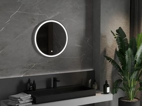 Mexen Gobi lustro łazienkowe podświetlane, okragłe 60 cm, LED 6000K, antypara - 9801-060-060-611-00