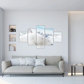 Obraz - Niedźwiedź polarny (125x70 cm)