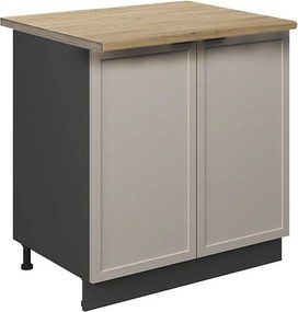 Szafka pod zlew greybeige 80x60x82 fame-line