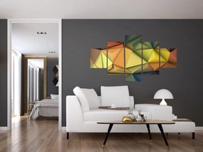 Obraz - Wielokątna abstrakcja 3D (125x70 cm)