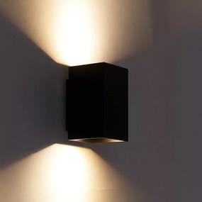 Nowoczesny inteligentny kinkiet czarny z 2 WiFi GU10 - Sandy