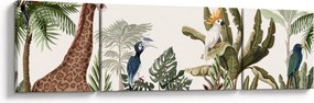 Obraz - Mieszkańcy Afryki (170x50 cm)