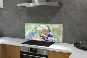 Szklany Panel Kołyska - Gustav Klimt