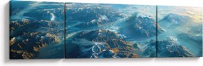 Obraz - Widok z kosmosu (170x50 cm)