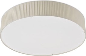 Lampa sufitowa VORADA w stylu nowoczesnym - ?r. ø90 cm - LED COB AC 29W - 4000 lm Y 3K - IP20 - syntetyczny plisowany klosz wst?gowy - stal i be?