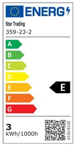 Żarówka LED odpowiednia na zewnątrz Star Trading Filament E27 PC COVER