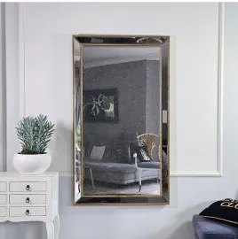 Lustro w lustrzanej ramie, kolor złoty 84x144cm