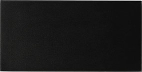 Nowoczesna lampa ścienna czarna prostokątna 2-światłowa - Edwin