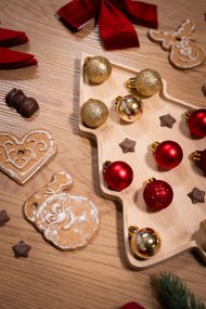 Talerz drewniany choinka XMAS