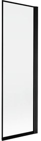 Mexen Mist parawan nawannowy 1-skrzydłowy prawy 60 x 150 cm, czarna ramka, czarny - 8A9-060-001-70-70-P