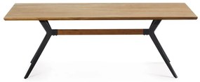 Stół z blatem w dekorze dębu 90x160 cm Amethyst – Kave Home