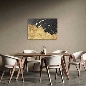 Obraz na szkle - Złota struktura N⁰1 (70x50 cm)