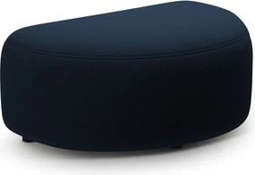 Niebieski aksamitny podnóżek Kate – Micadoni