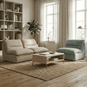 Coco Living Zestaw Nuvia Living 3-osobowy – piaskowy i szałwia