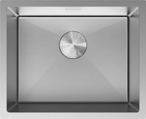 Mexen Trixo zlewozmywak stalowy 1-komorowy 540 x 440 mm, inox - 6414541000-01