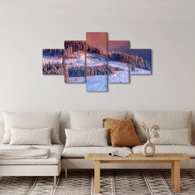 Obraz zimowego krajobrazu (125x70 cm)
